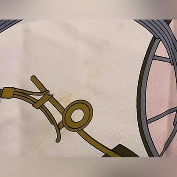 SOLD HERMES SPRINGS Carré 90 100% silk large scarf - Picture 7 of 8